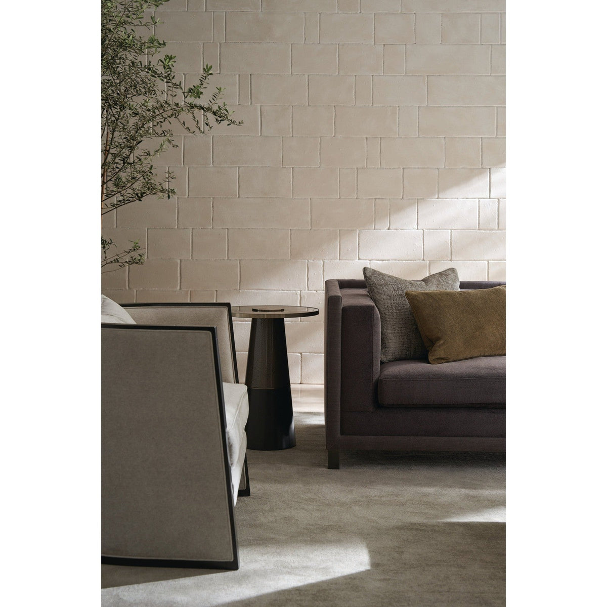 Caracole Upholstery Cut Away Accent Chair