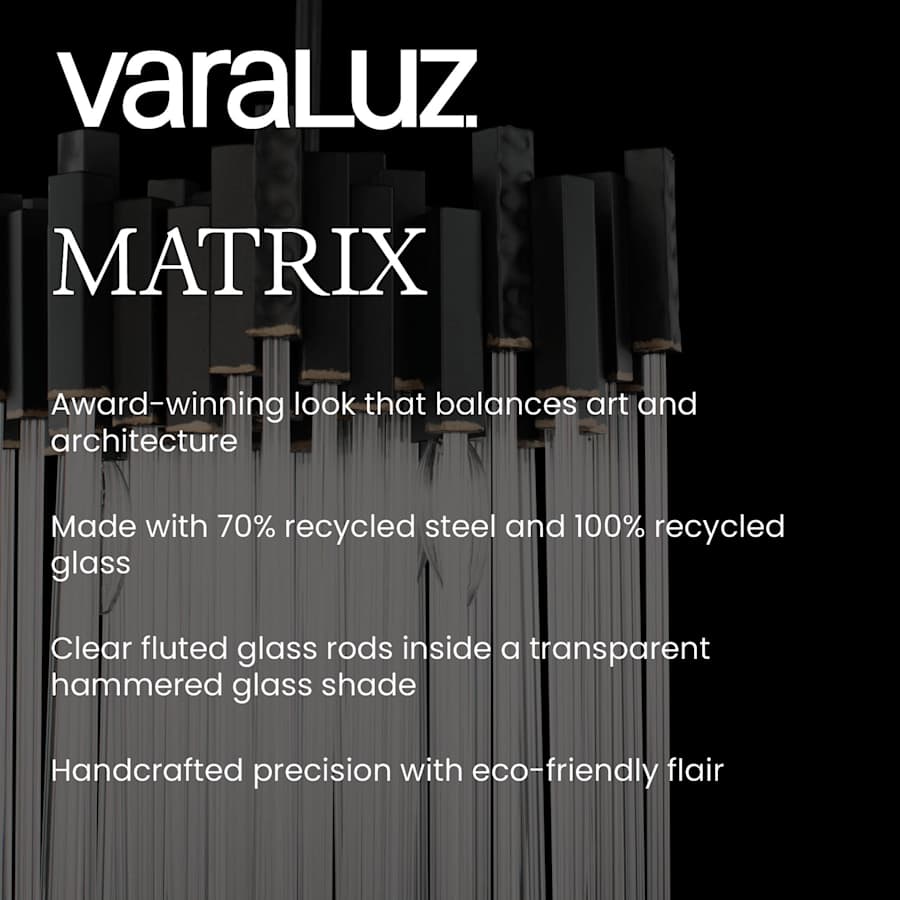 Varaluz Matrix 12 Light 72" Wide Linear Chandelier