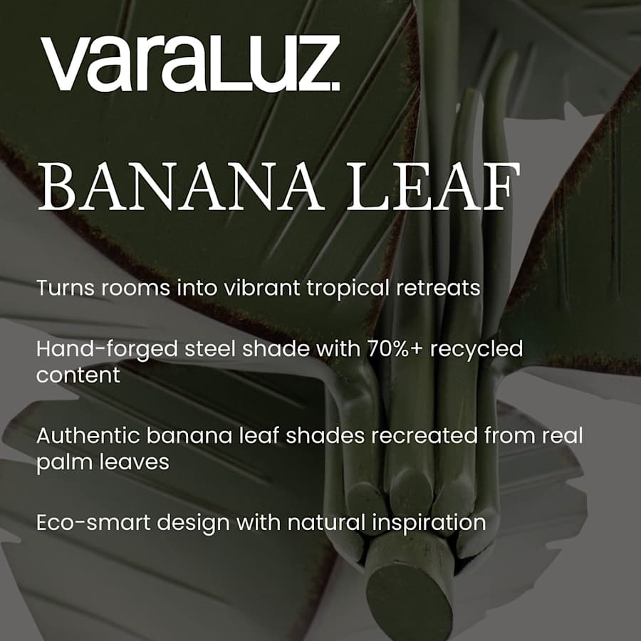 Varaluz Banana Leaf 12 Light 44" Wide Abstract Candle Style Chandelier