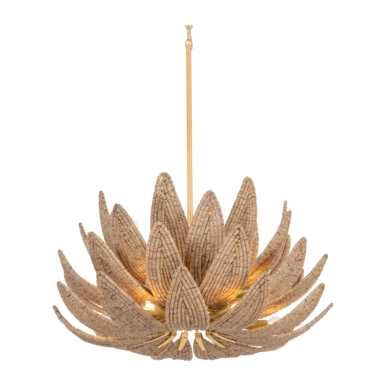 Varanasi Fourteen-Light Coco Bead Chandelier / Default Title