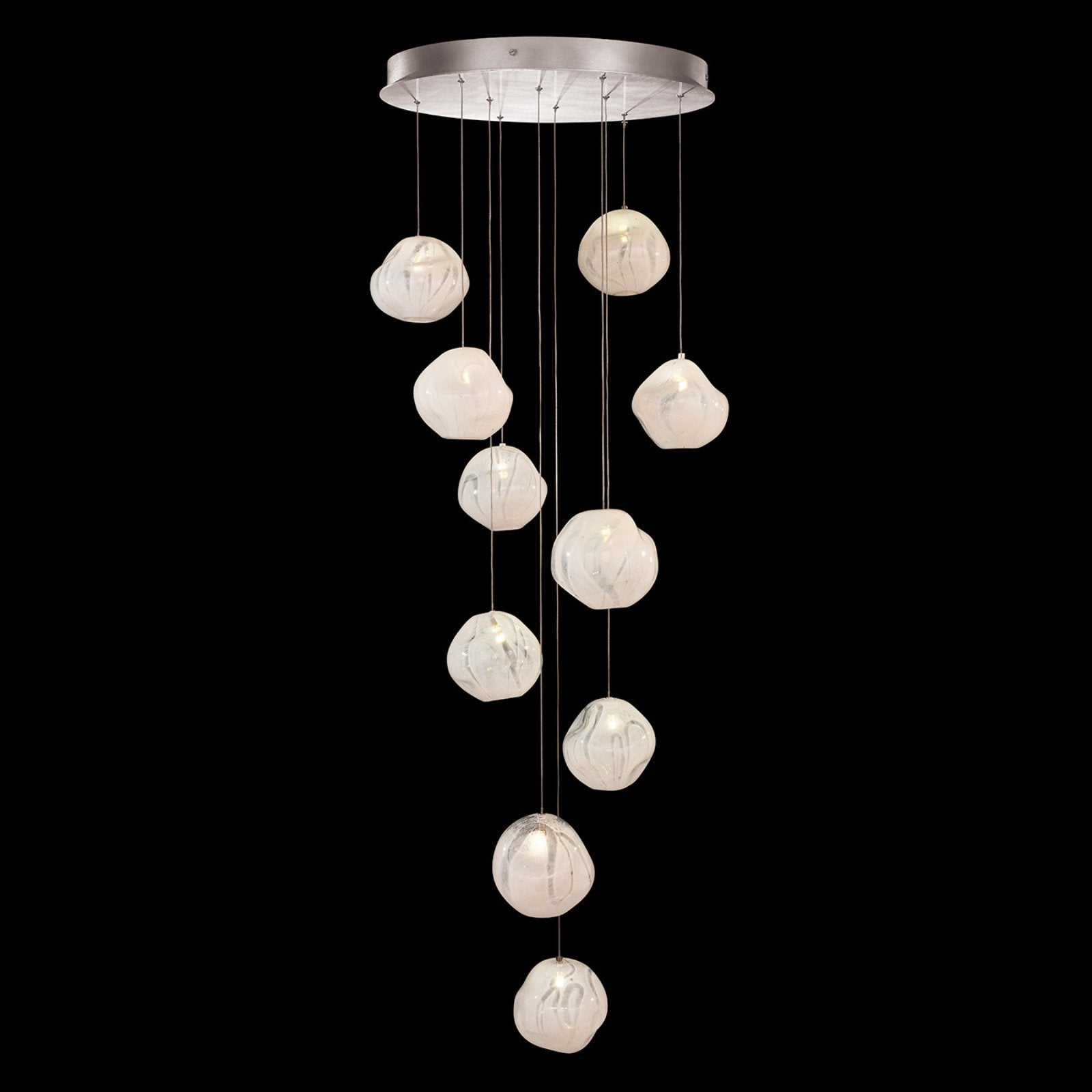 Vesta Celestial Handblown Glass Pendant