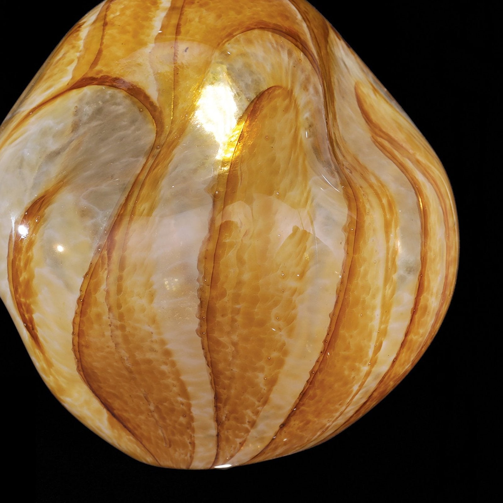 Vesta Celestial Handblown Glass Pendant