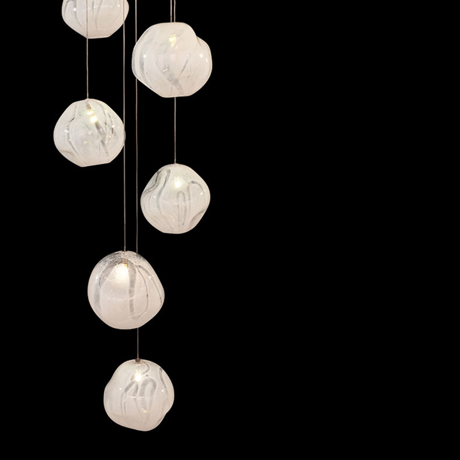 Vesta Celestial Handblown Glass Pendant